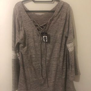 Cross Back Tie Tunic